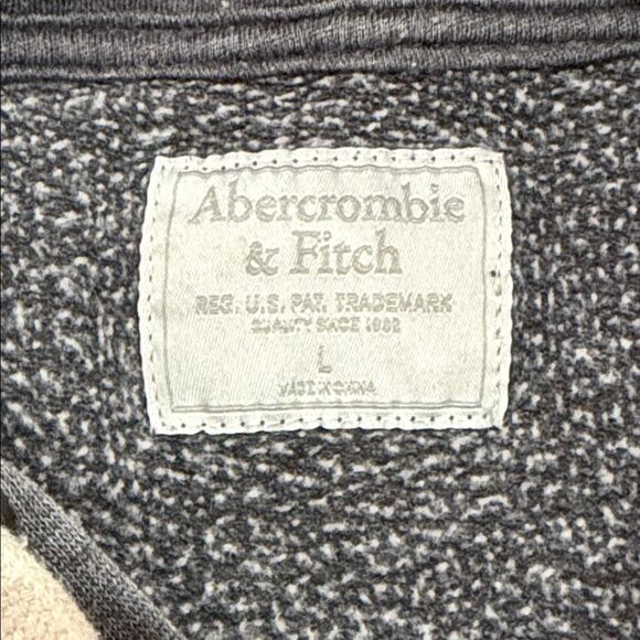 Abercrombie & Fitch Women's Charcoal Hoodie size L - Picture 5 of 9